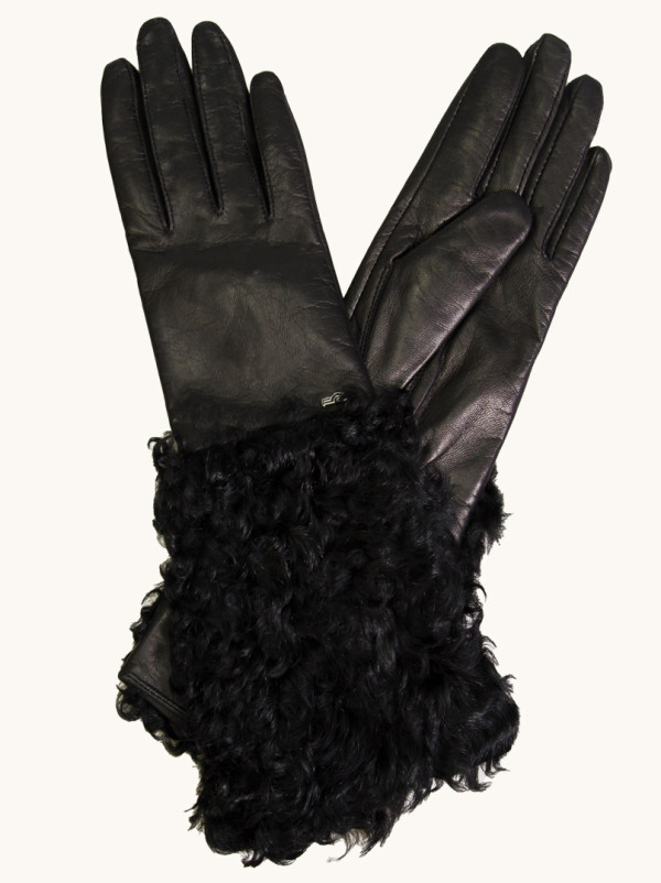 Leather gloves S